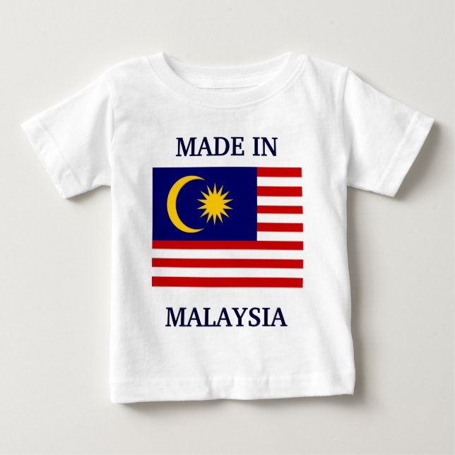 Made in Malaysia Baby T-shirt (Vorderseite)