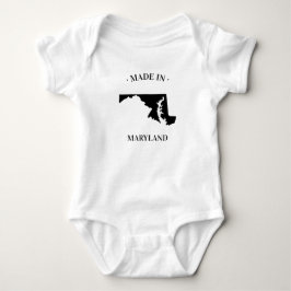 Made in Maryland MD Baby Bodysuit Strampler