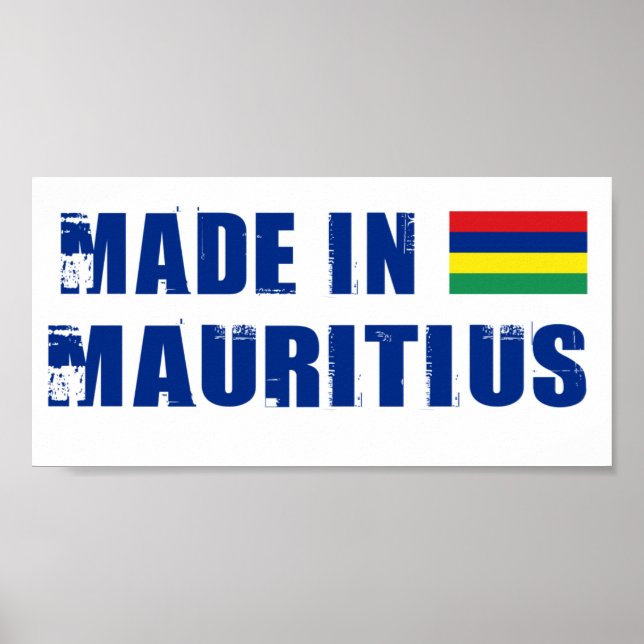 Made in Mauritius Poster (Vorne)