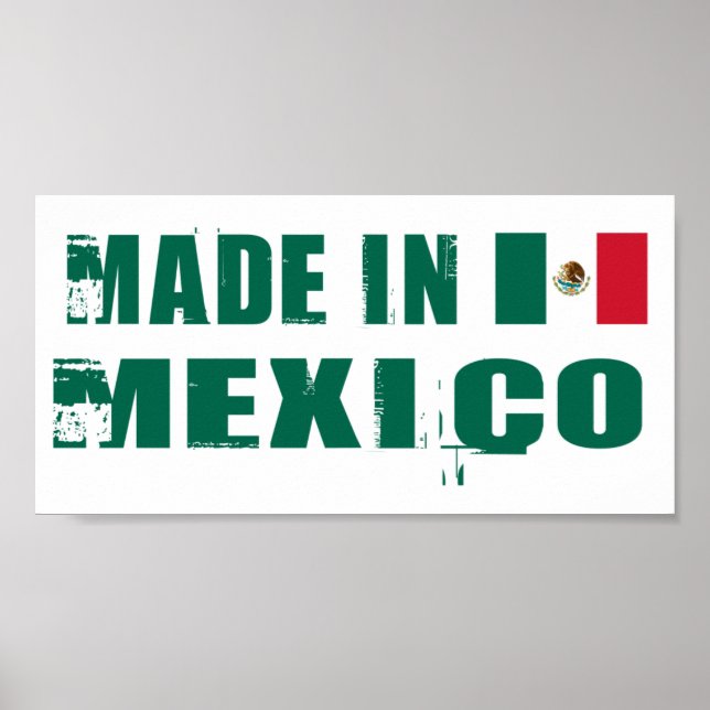 Made in Mexico Poster (Vorne)