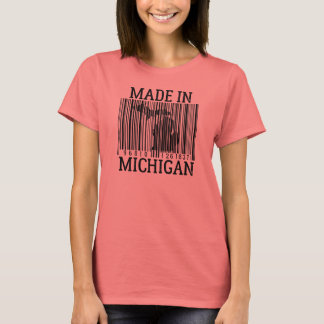 Made in Michigan Barcode Ring T-Shirt