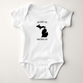Made in Michigan MI Baby Bodysuit Baby Strampler