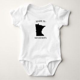 Made in Minnesota MN Baby Bodysuit Strampler