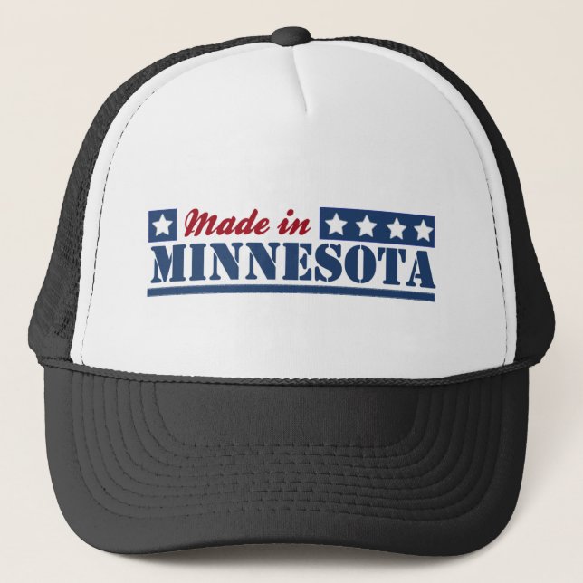 Made in Minnesota Truckerkappe (Vorderseite)