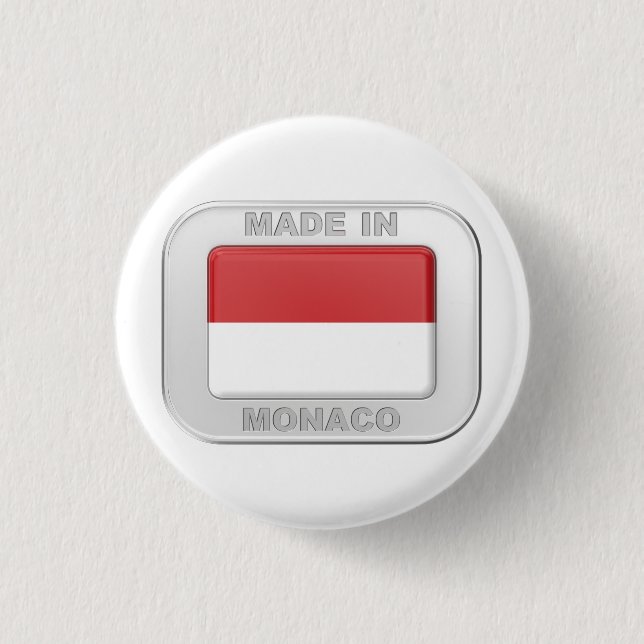 Made in Monaco Button (Vorderseite)