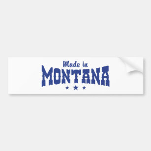 Made in Montana Autoaufkleber
