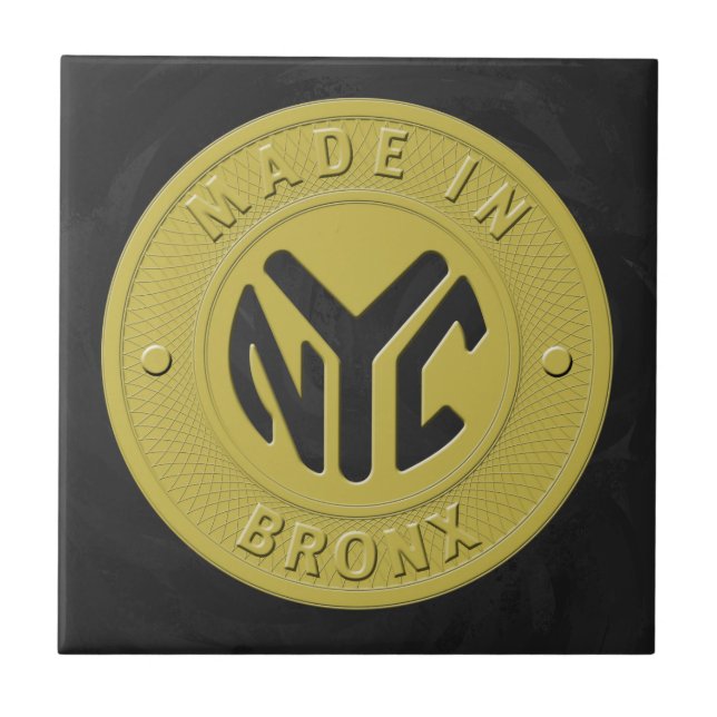 Made in New York Bronx Fliese (Vorderseite)