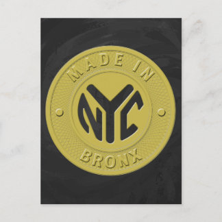 Made in New York Bronx Postkarte