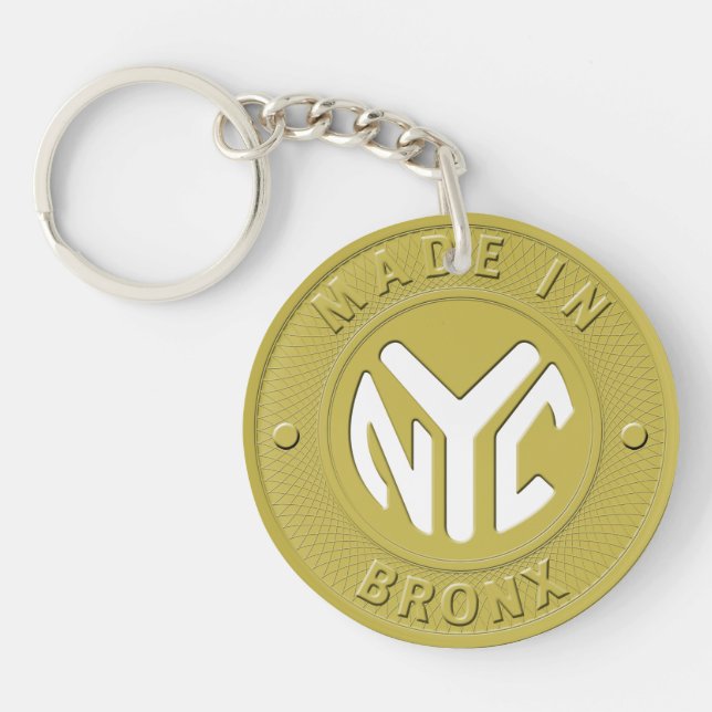 Made in New York Bronx Schlüsselanhänger (Vorderseite)