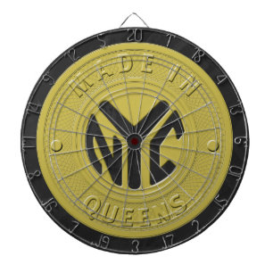 Made in New York Queens Dartscheibe