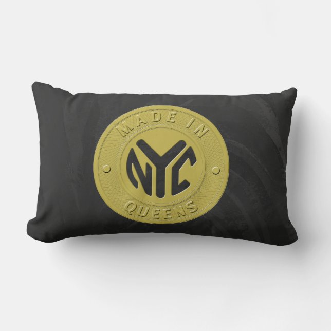 Made in New York Queens Lendenkissen (Vorderseite)