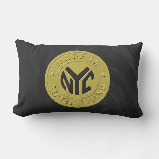 Made in New York Staten Island Lendenkissen (Vorderseite)