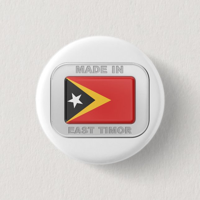 Made in Osttimor Button (Vorderseite)