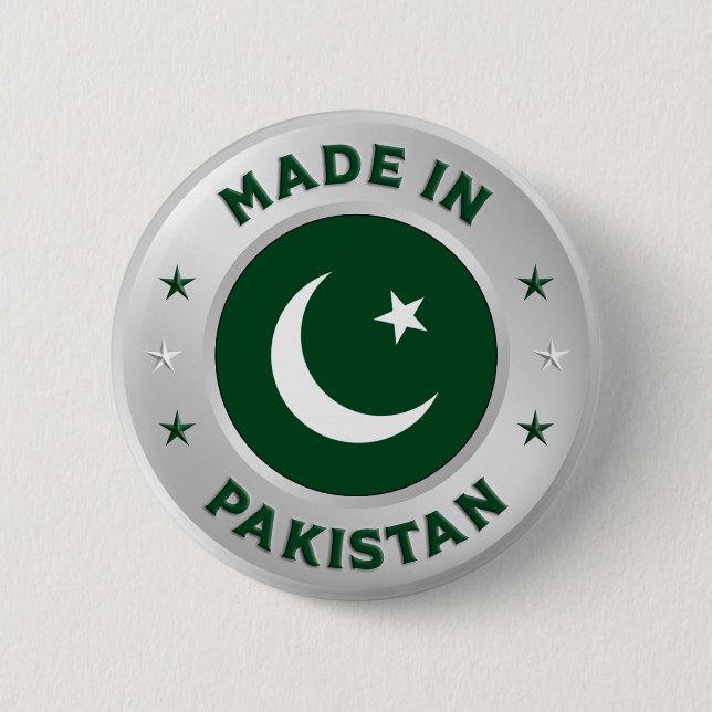 Made in Pakistan Button (Vorderseite)