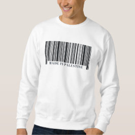 Made in Palestine Barcode ف ل س ط ي ن Sweatshirt