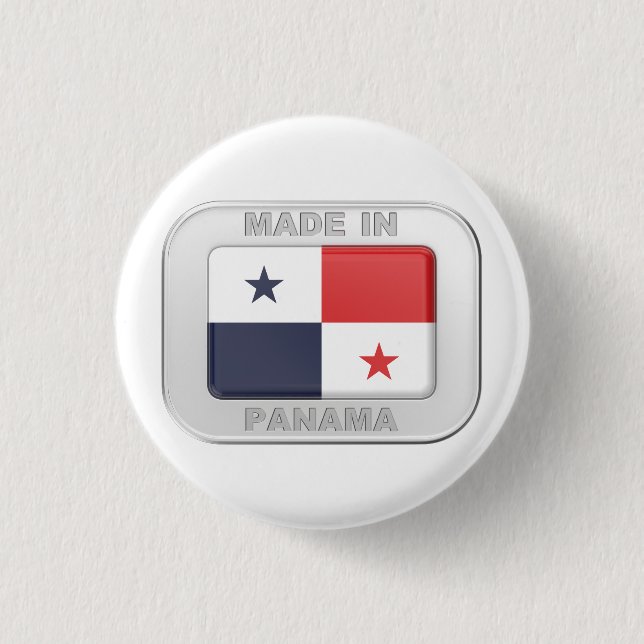 Made in Panama Button (Vorderseite)