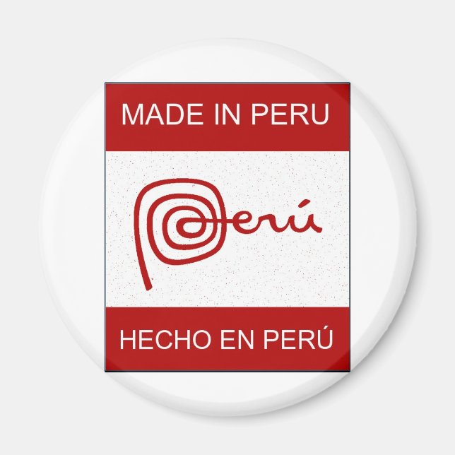 Made in Peru Magnet (Vorne)