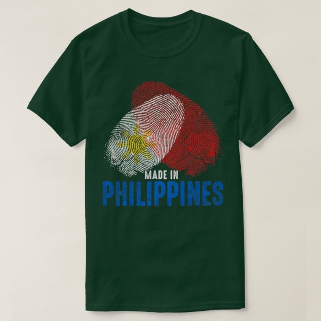 Made in Philippinen T-Shirt (Design vorne)