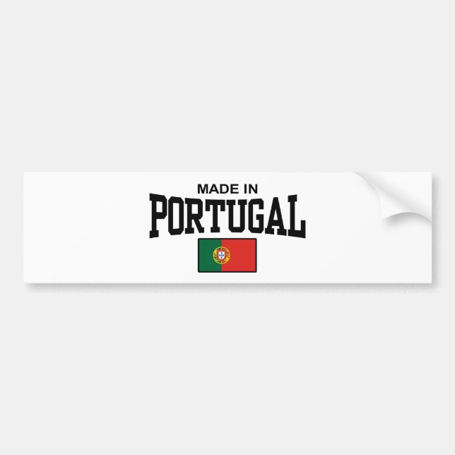 Made in Portugal Autoaufkleber (Vorne)