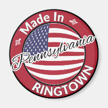 Made in Ringtown Pennsylvania USA Flag