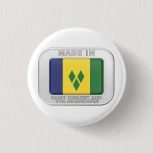Made in Saint Vincent und die Grenadinen Button