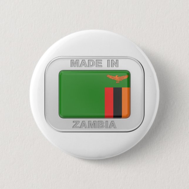 Made in Sambia Button (Vorderseite)