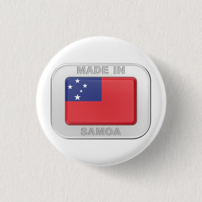 Made in Samoa Button (Vorderseite)
