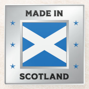Made in Schottland Glasuntersetzer