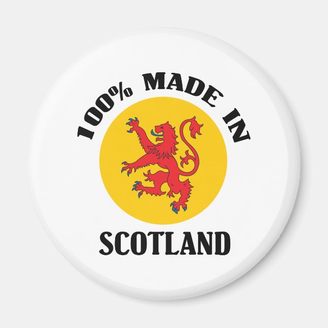 Made in Schottland Magnet (Vorne)