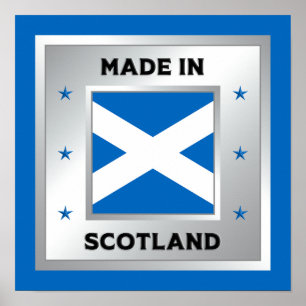 Made in Schottland Poster