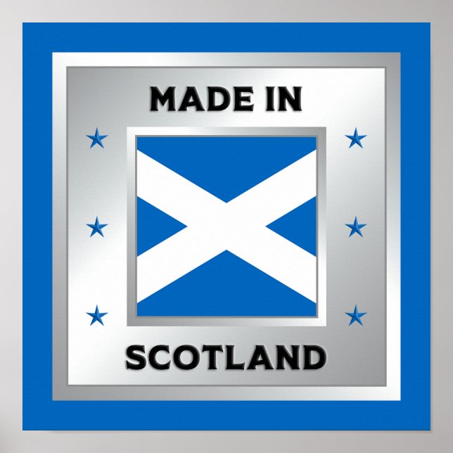 Made in Schottland Poster (Vorne)