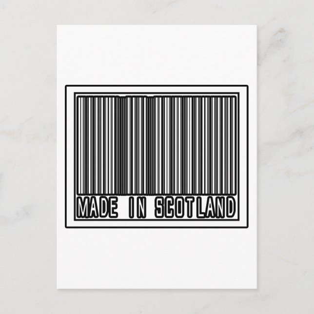 Made in Schottland Postkarte (Vorderseite)