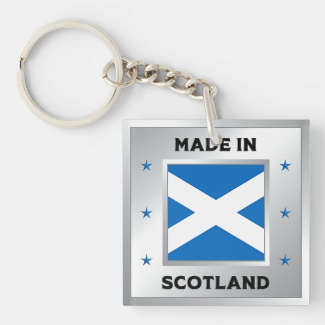 Made in Schottland Schlüsselanhänger (Vorderseite)