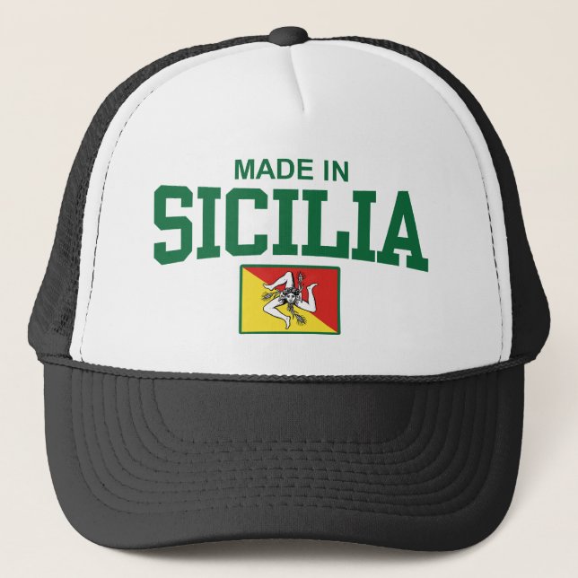 Made in Sicilia Truckerkappe (Vorderseite)