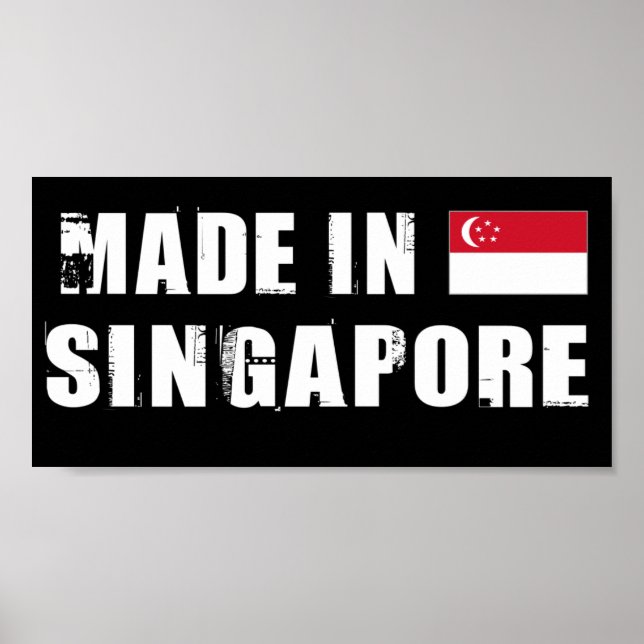 Made in Singapur Poster (Vorne)