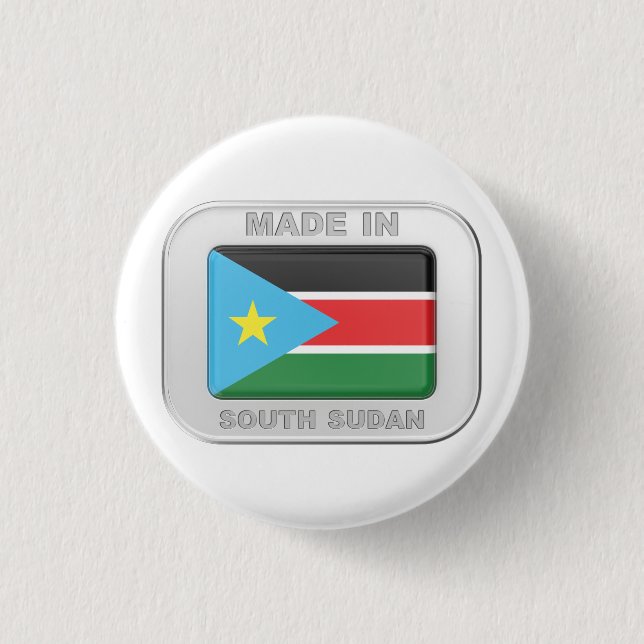 Made in South Sudan Button (Vorderseite)