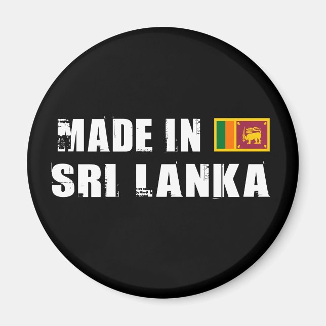 Made in Sri Lanka Magnet (Vorne)