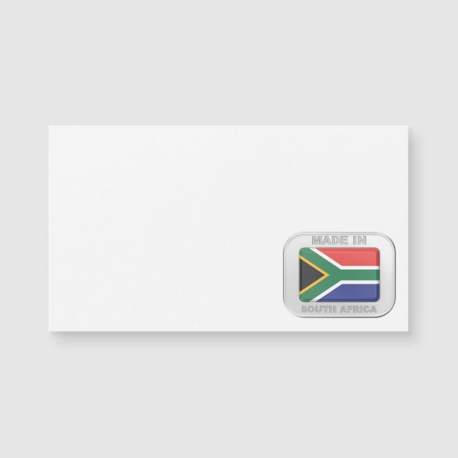 Made in Südafrika Magnetkarte (Vorderseite)