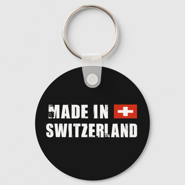 Made in Switzerland Schlüsselanhänger (Vorderseite)