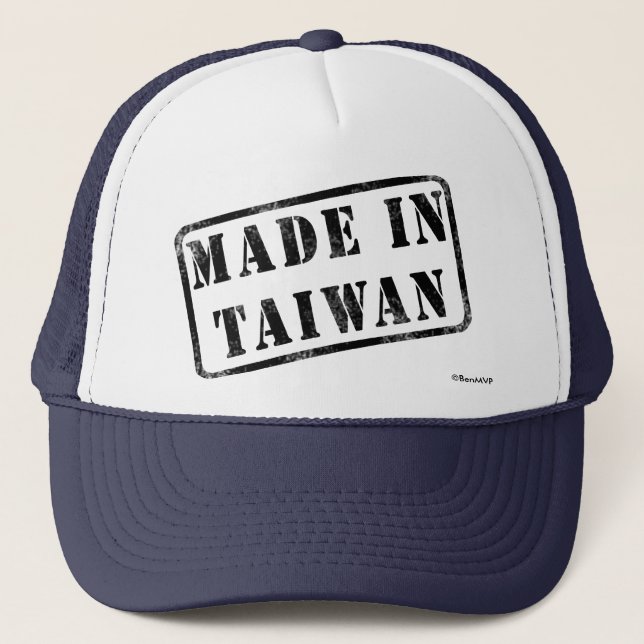 Made in Taiwan Truckerkappe (Vorderseite)