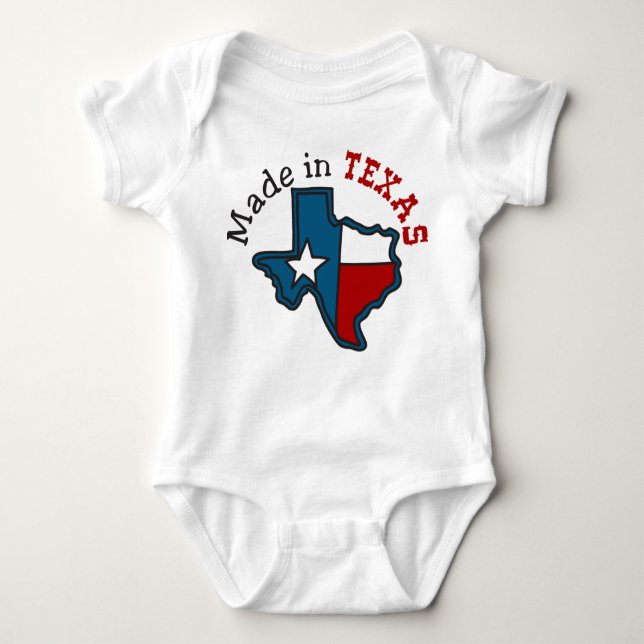 Made in Texas Baby Strampler (Vorderseite)