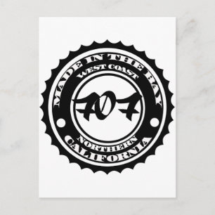 Made in the 707 postkarte