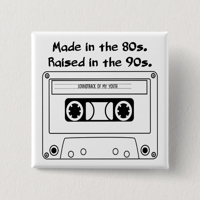 Made in the 80er button (Vorderseite)