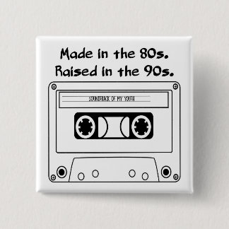 Made in the 80er button