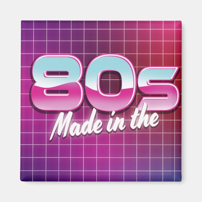 Made in the 80er magnet (Vorne)