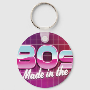 Made in the 80er schlüsselanhänger