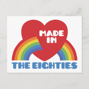 Made in the 80s postkarte