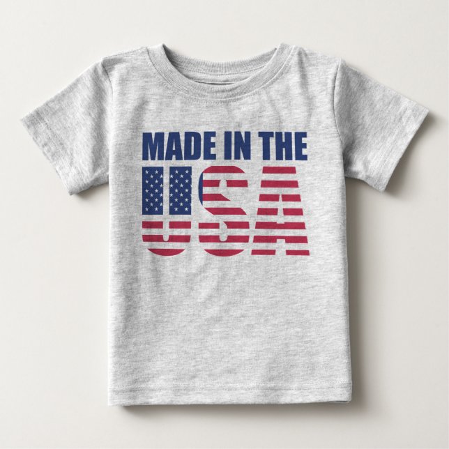 Made In the USA Baby T-shirt (Vorderseite)