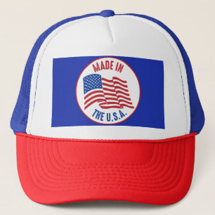 Made in the USA Cool Comfort Trucker Hat Cap Truckerkappe