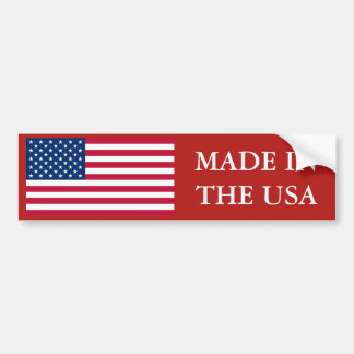 Made in the USA Flag Autoaufkleber